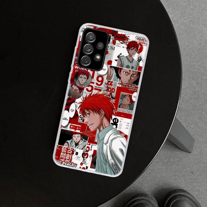 Kuroko Basketball Anime Phone Case Cover For Samsung Galaxy A12 A22 A32 A52 A72 A02S A51 A50S A31 A20S A10S Note 20 Ultra 10 Plu