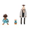 MOC Animation Perry the Platypus Model Building Blocks Phineas and Ferb Dr. Heinz Doofenshmirtz Cartoon Figure Bricks Toy Gift