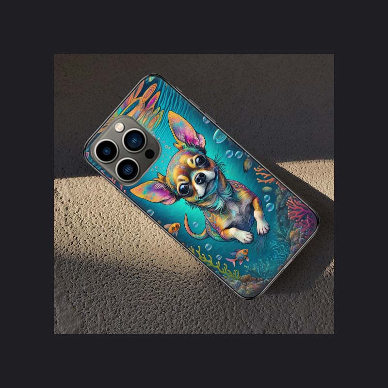 

Chihuahua Dog Fashion Phone Case For Apple Iphone 16E 16 Pro Max 15 Plus Soft 13 12 Mini Cover 11 14 Pro Max Capa 8 7 SE Shell C iPhone 16 Pro