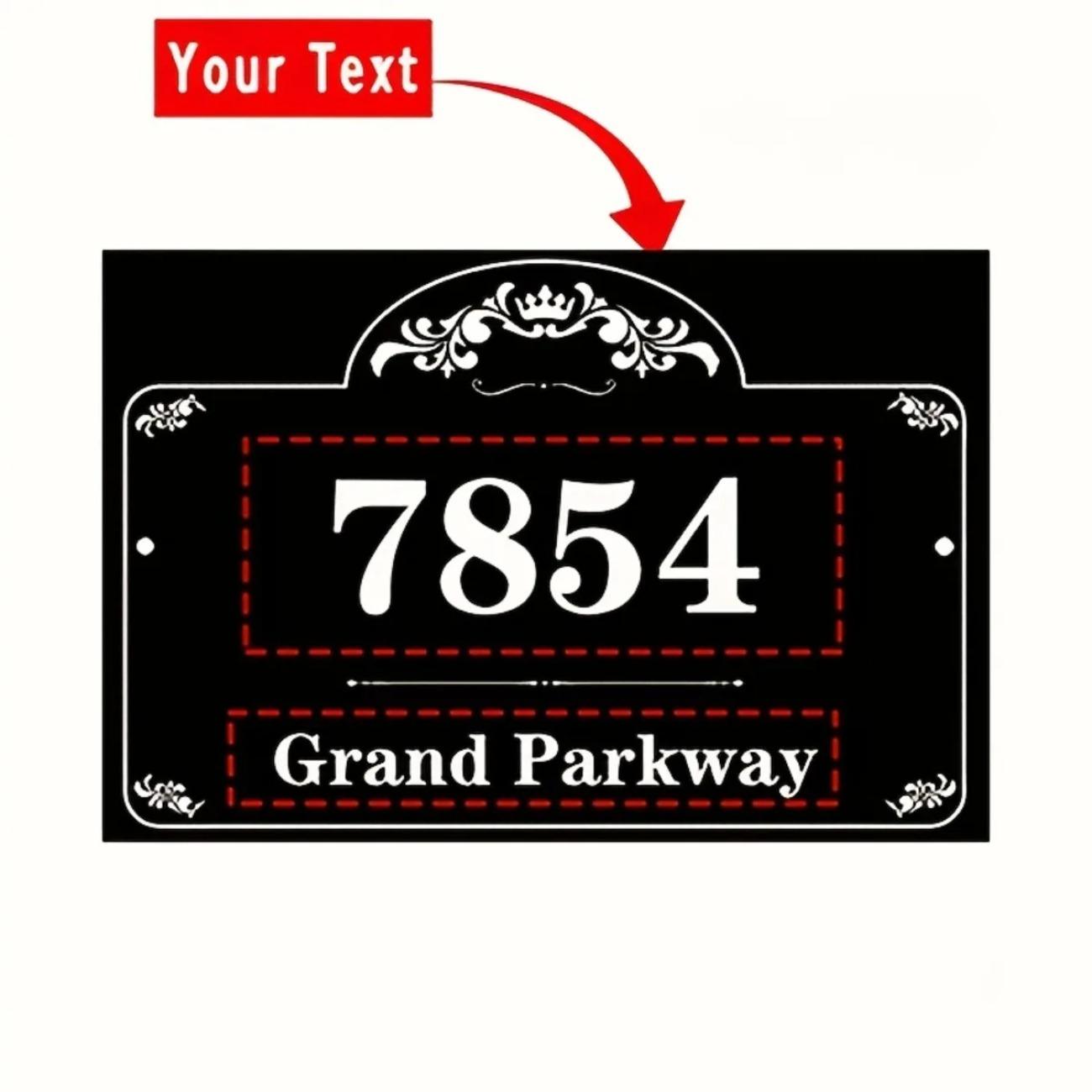 

Personalized Street Metal Sign Retro Pub Bar Decorative білий