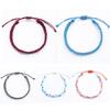 Braided Bracelet Jewelry Accessory Hand Decoration Thread Adorn Dressing Colorful Gift Waxed Wristband Girls Bracelets Birthday