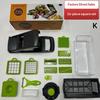 11/14/16 Pcs Multifunctional Vegetable Chopper Slicer Dicer With Interchangeable Blades For Home Kitchen Daily Cooking Meal Prep
