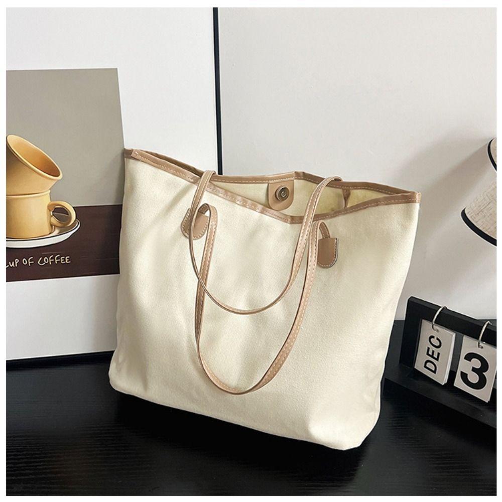 Large Capacity Cotton Cloth  Tote  Bags Handbags Reusable Travel Bags  Student