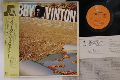 LP Record OST, BOBBY VINTON - Autumn Memories 253P26PROMO CBS/SONY 1978 Japan Obi Soundtracks & Musicals Used
