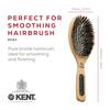 GB KENT Kent, Royal Warrant Holder, 100% Pig Bristle, Medium Bristle Cushion Hairbrush, Perfect for Your Hair Series PF07