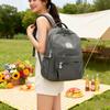 Nylon Oxford Canvas Backpack For Women With Zipper Closure And Inner Pockets For Daily Use