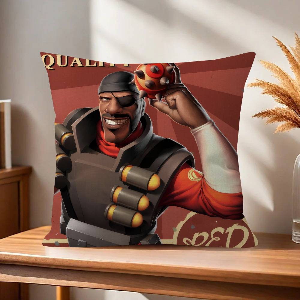 GAME TTeam Fortress  Scout Tf  Decorative Room Aesthetics Pillow Case Home Decor Bedroom Sofa Bed Couch Pillow Cover x