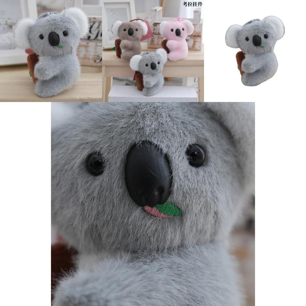 Charming Plush Koala Doll Keychain Unique Keyring For Couples With Soft Design