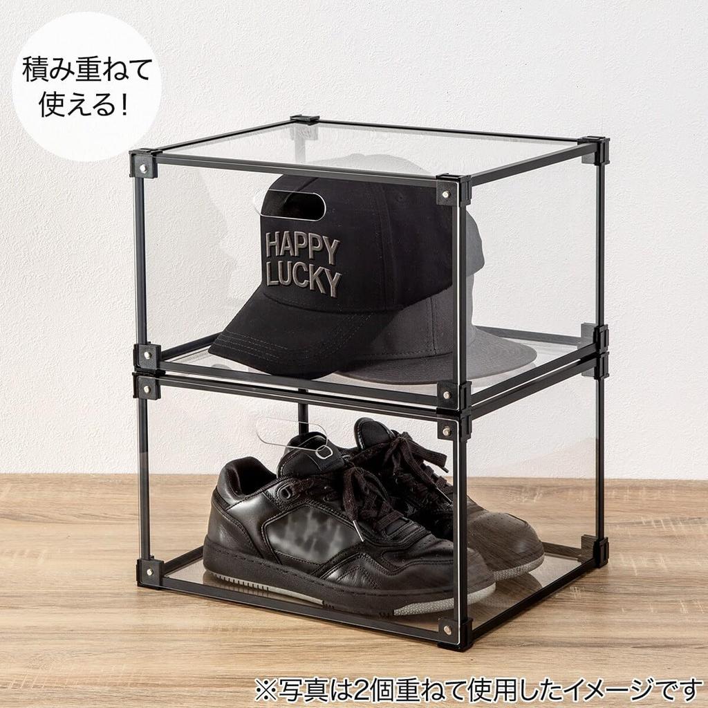 Nitori Stackable Display 2113200001109 Box, Black, YD01,