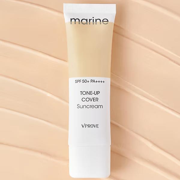 VPROVE Tone Up Cover Suncream (SPF50+ PA++++)  50ml/ Moisturizing, Korean Cosmetics, Kbeauty