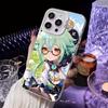 Game GI Sucrose White Translucent Mobile Phone Case for iPhone 17 16 15 14 13 12 11 X XR XS Air Pro Max Plus Colorful Cover
