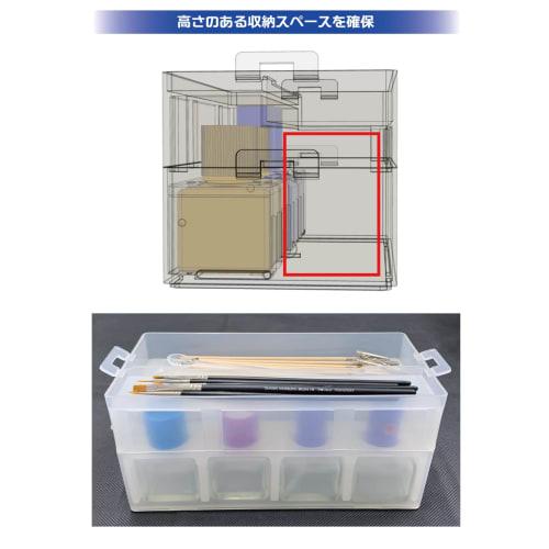 Plamo Improvement Committee plamokojo Modeling Container 054 Paint Option Hobby Tool PMKJ024CL Clear White