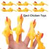 Adult Children Novelty Toy Joke Toys Fun Flying Rubber Chicken Stretchy Turkey Kids Toys Sticky