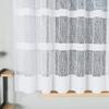 WIKTORIA - Ready-made jacquard curtain with a straight hem - 410x160 cm - white