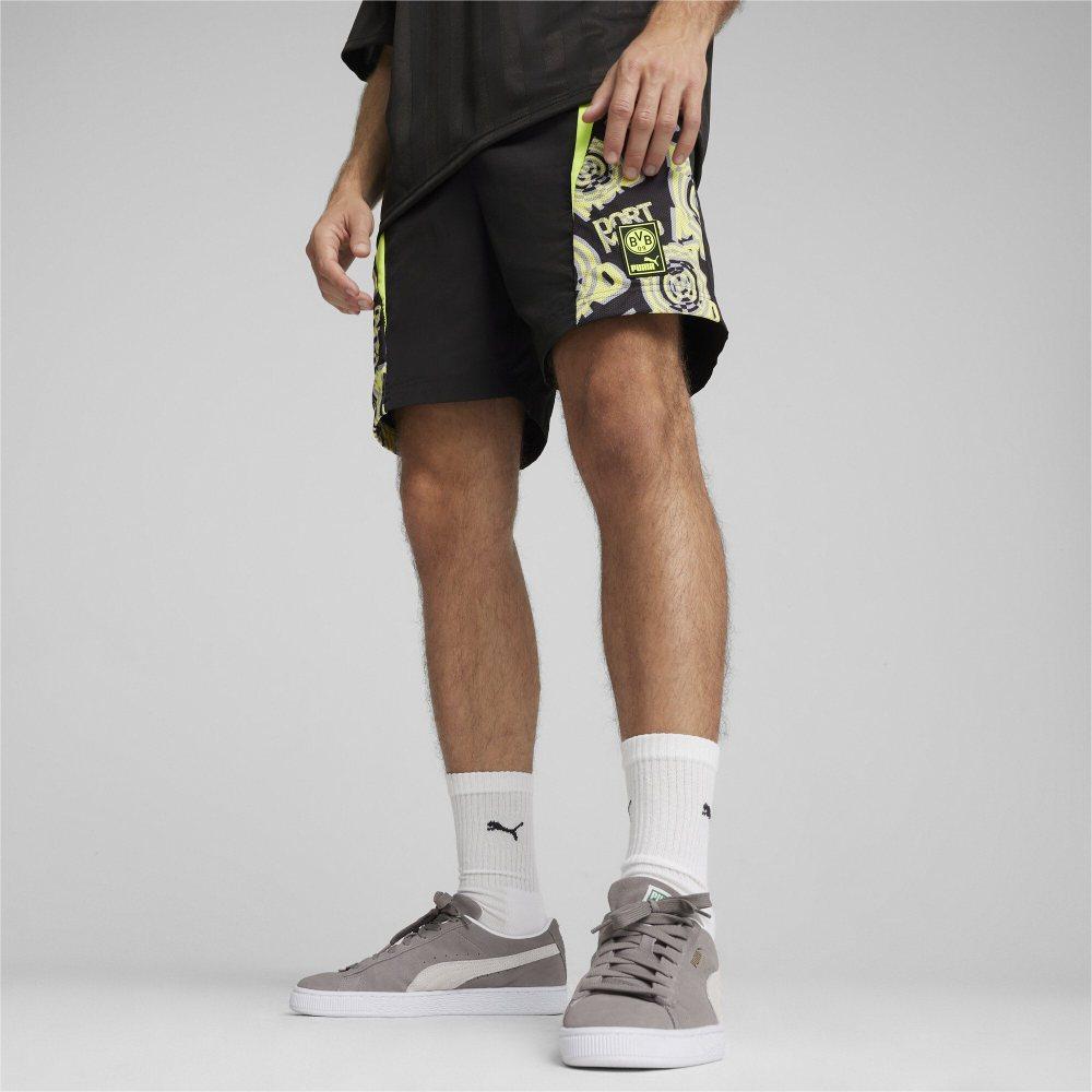 Puma Bvb Ftblnrg Woven Shorts Men Shorts Black 774276-05