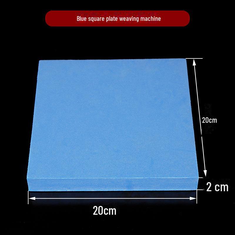 Handgewebte Rahmenflechtmaschine: Rotes Seilarmband- und Halskettenwerkzeug