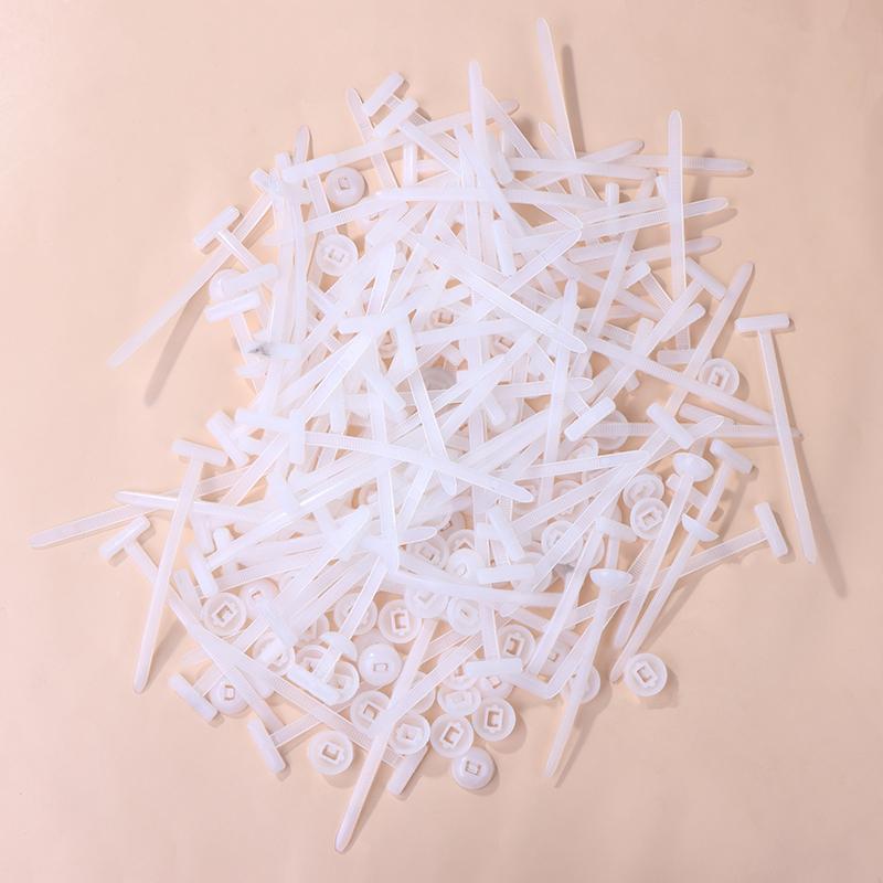 50/100Pcs Nylon Universal Cable Tie Buckle Multipurpose Cable Ties Tool Heavy Duty Self Locking Zip White Zipties For Car Repair