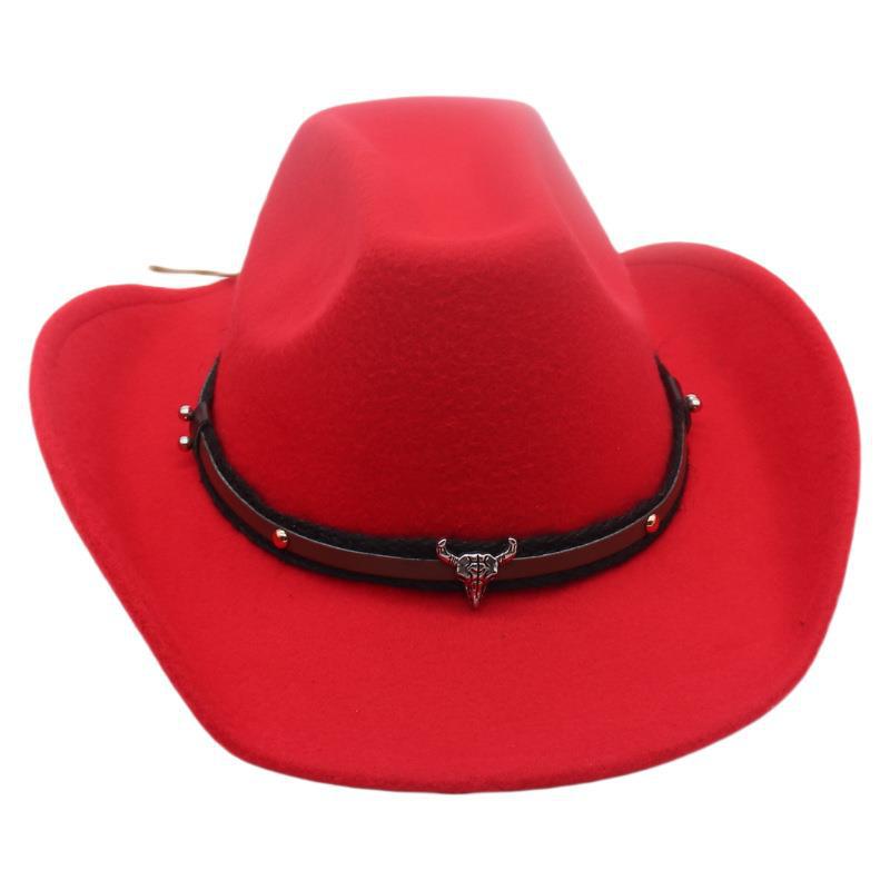 British Celebrity Style High-End Top Hat Tibetan Bull Head Accessories Travel Mountaineering Sun Protection Hat