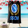 S.S.C. Asciugamano da Spiaggia Stampa Napoli, Asciugamano Grande Morbido ad Asciugatura Rapida per Spiaggia Campeggio Nuoto