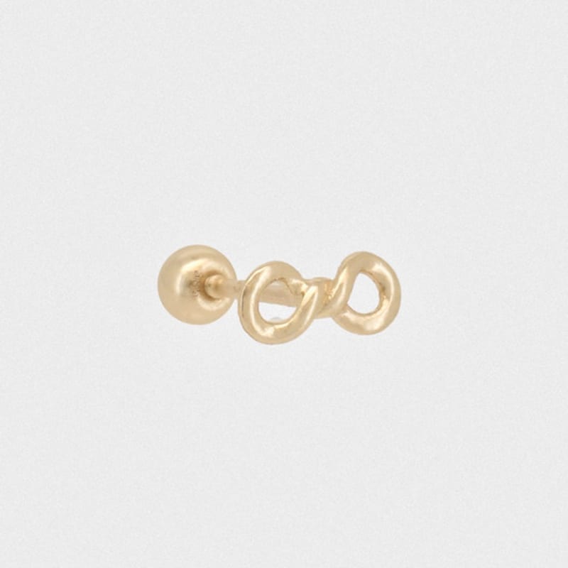 youngglow 14k infinity knot piercing