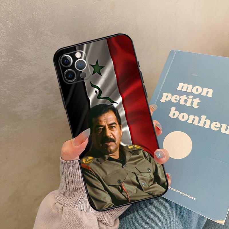 Saddam Hussein Iraq Arabic Phone Case For iPhone 11 12 13 14 15 16 Pro Max Back Cover For iPhone X XS Max XR Plus