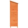 Garden Shed Brown 59 x 56 x 176 cm Solid Spruce Wood