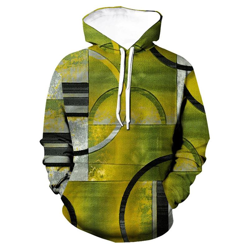 

Vintage Geometric Splicing 3D Printed Hoodies For Men Fashion Casual Winter Women Pullovers Streetwear Tracksuit Hoodie Cp Tops XL