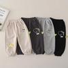 Baby Toddler Boys Cute Dinosaur Pattern Sweatpants Loose Fit Elastic Waist Jogging Trousers With Pockets For Daily Wear