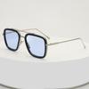 New Mens Metal Square Sunglasses Fashion Mens UV Resistant Sun Glasses Classics Vintage Male Eyewear Fit UV400 Oculos De Sol