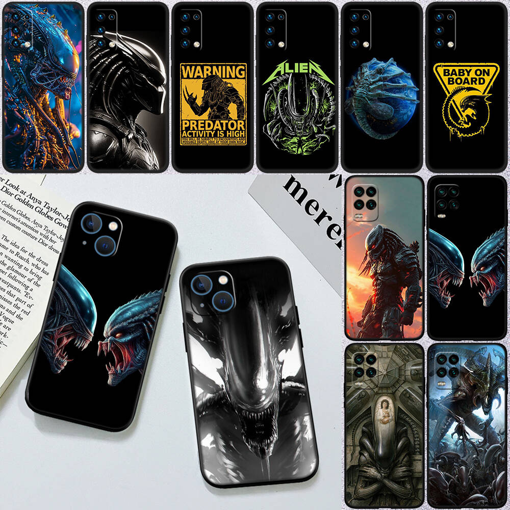 Aliens Predator Phone Case for Xiaomi Poco C40 C51 C50 C55 C65 C71 C75 C85 F8 F7 F6 F5 F3 F2 X7 X6 X4 X3 M7 M6 M5 M4 M3 M2 Pro