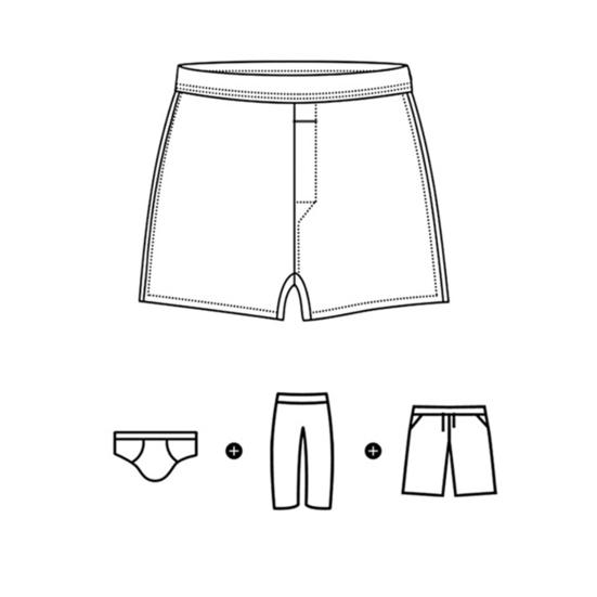 Yousheng Męska Bielizna Bokserki Elastyczny Design z Wysokim Stanem Oddychające Gładkie Szorty Majtki Jednolity Kolor Luźny Krój Majtki