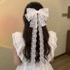 Butterfly Shap Ribbon Hair Clip Elegant Design Back Head Hair Clip  Daily Use