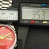 GENUINE VINTAGE SEIKO 5 AUTOMATIC 7019A JAPAN MENS RED DIAL WATCH A702408-5 R124-a702408