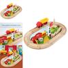 Houten Boerenpad Scène Bouwstenen Kinder Speelgoed Set Voor Kinderen Educatief Spel