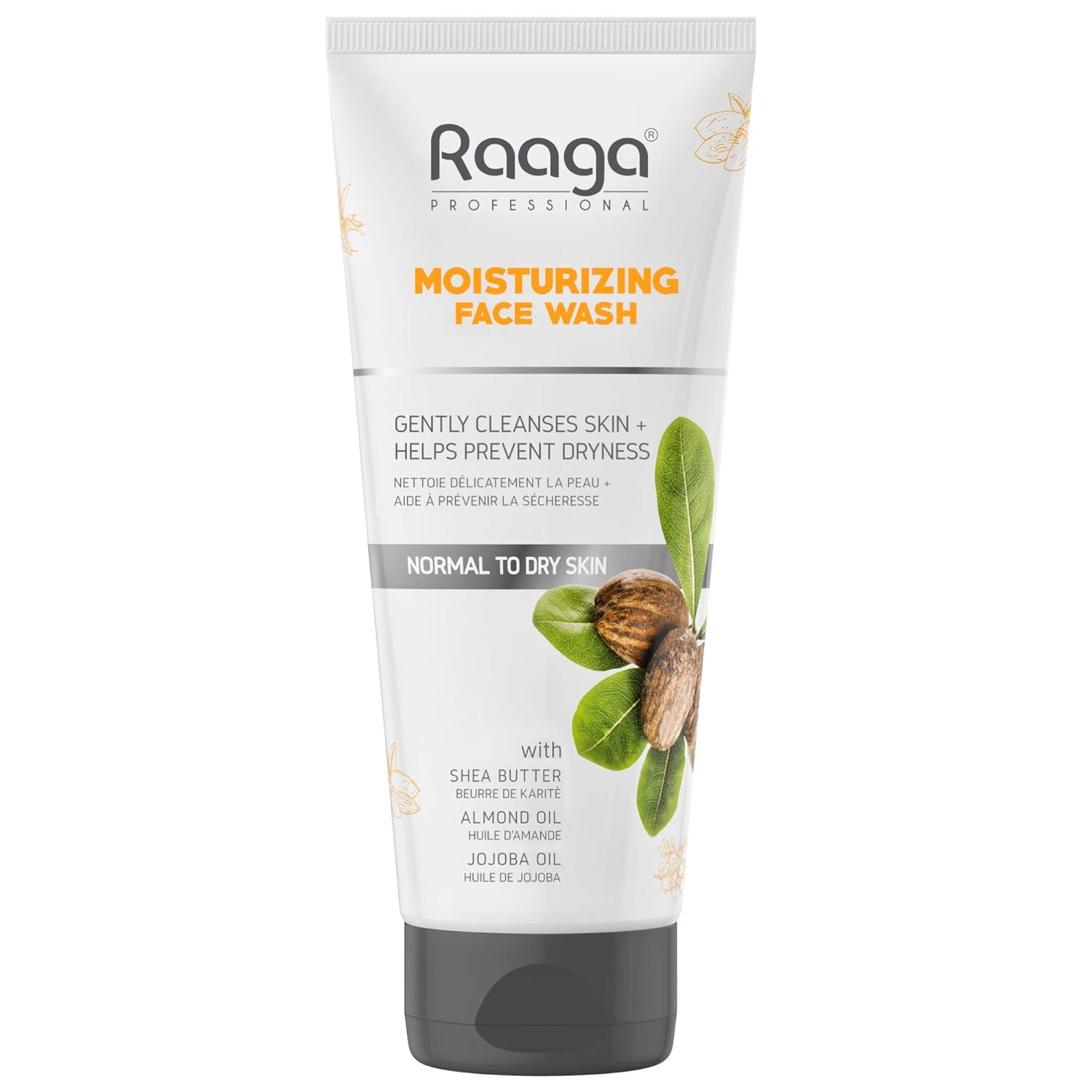 

Raaga Professional Moisturizing Facewash 80ml Pack of 1 for Normal to Dry Skin with Shea Butter and Oils