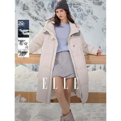 Women's 2025 Winter Hooded Duck Down Jacket