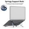 Laptops Stand with 360 Rotating Base, Computer Notebook Laptops Risers Metal Holder for Desk Work