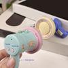 Cute Mini Record Player Keychains with Soothing Music Box Function for Music Lovers