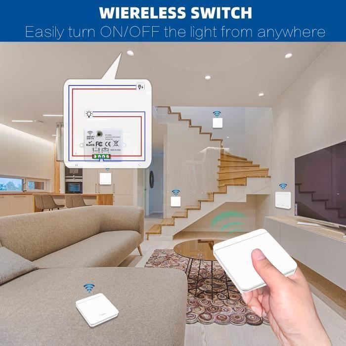 Dieserc interrupteur d'éclairage sans fil rf 433mhz