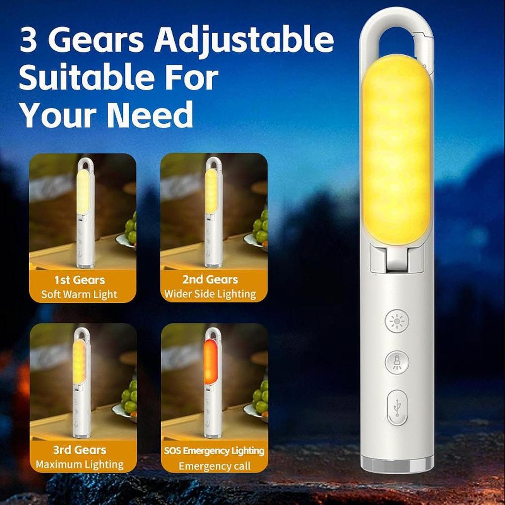 Camping Light Emergency Dimmable Lantern Lightweight Tent Portable Flashlight