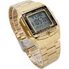 Casio Data Bank Telememo 30 Digital Watch DB-360G-9A Men's Gold Analog Display