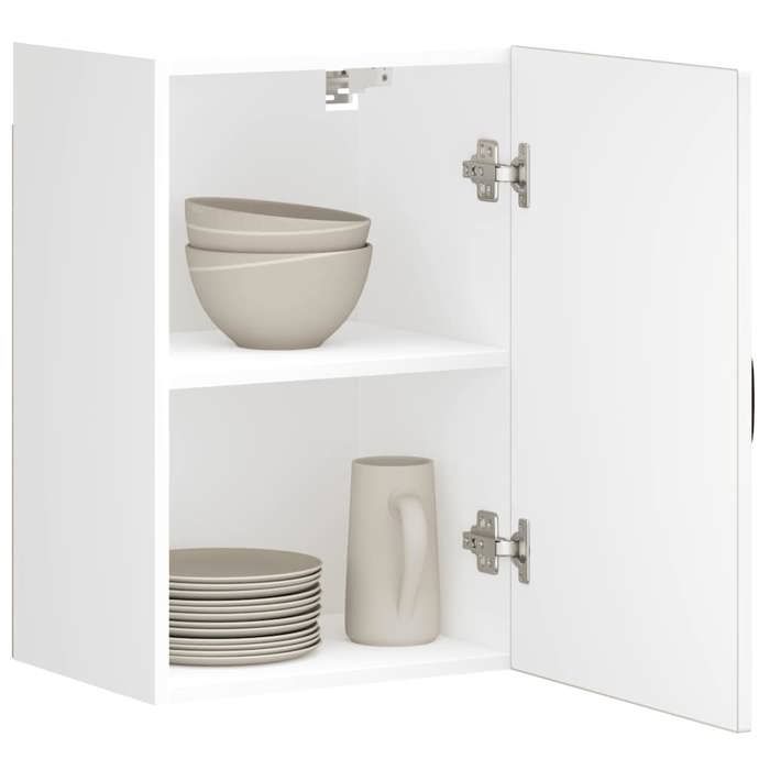 VidaXL Wall-mounted Kitchen Cabinet Kalmar Glossy White Engineered Wood, Wall-mounted Kitchen Furniture, Cabinet for Wall 853549