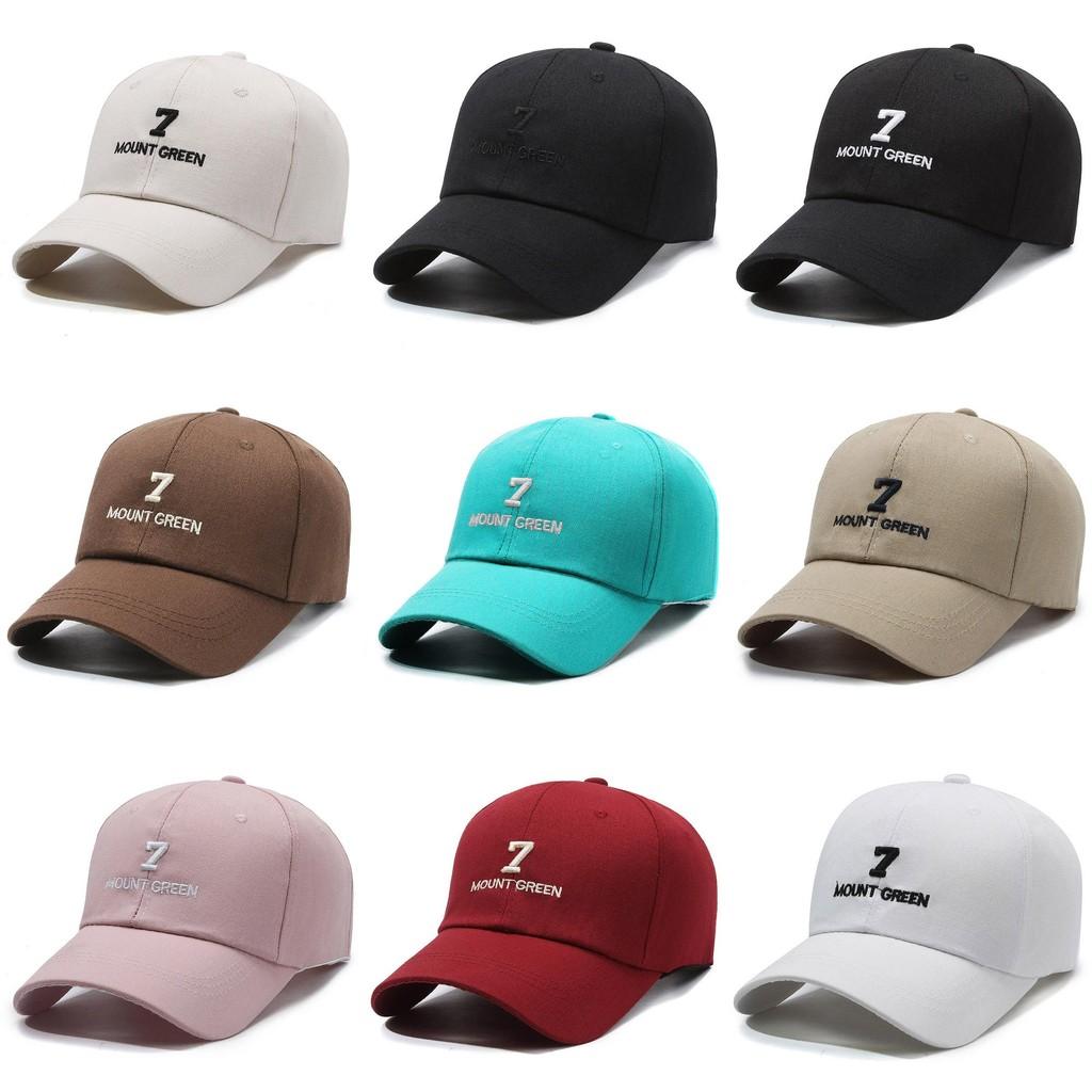 Mount Embroidery 7 Green Baseball Cap Peaked Caps Outdoor Sun Hat Gift Casual