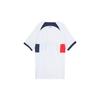 Nike PSG Collaboration Loose Fit Crew Neck Short Sleeve T-Shirt for Men, White