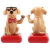 Solar Powered Swing Waving Dog Adorable Home Decor Car Accessories Table Ornament(#1)