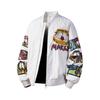 Men's Embroidered Baseball Jacket - Slim Fit, Casual Streetwear for Spring and Autumn
