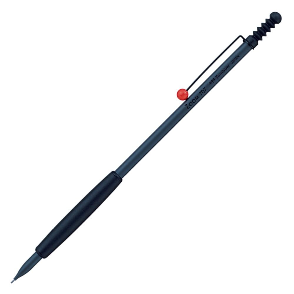 Подарочный механический карандаш Tombow ZOOM 707 0,5 мм (с чехлом) Серый/черный SH-ZS1
