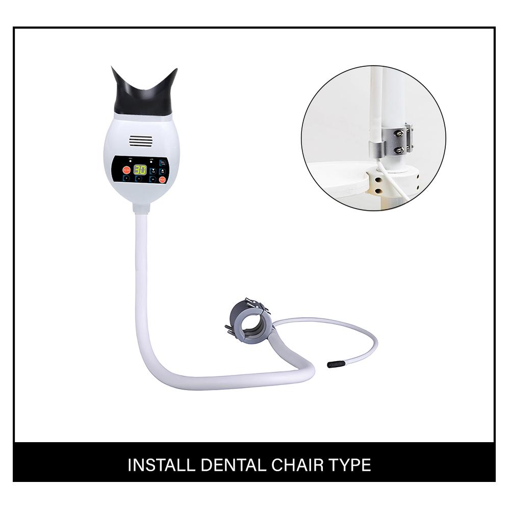 

NICEDEN Стоматологический холодный свет 3-цветный светодиод высокой яркости отбеливающий аппарат для зубов отбеливающий ускоритель света Chair Type