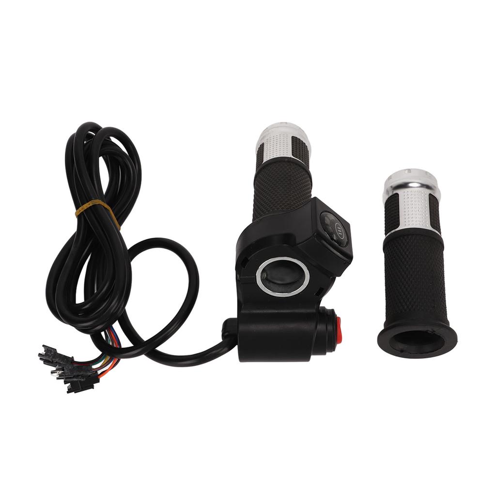 2 ks plynové rukojeti pro elektrokolo, rukojeť pro ovládání rychlosti, s 4 světly, 3rychlostní spínač, příslušenství pro přestavbu kola