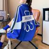 Plus Size Women Polo Collar Long Sleeve Sweatshirt Spring Autumn Loose Casual Zipper Hoodie Oversized Pullover Tops